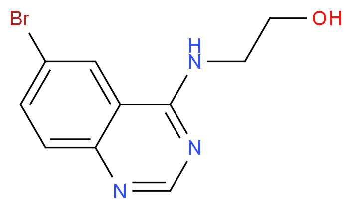 2-[(6-bromoquinazolin-4-yl)amino]ethan-1-ol_分子结构_CAS_99057-99-5