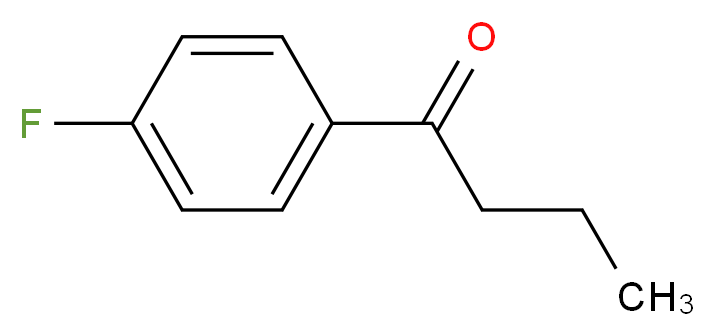 4'-Fluorobutyrophenone 98%_分子结构_CAS_582-83-2)