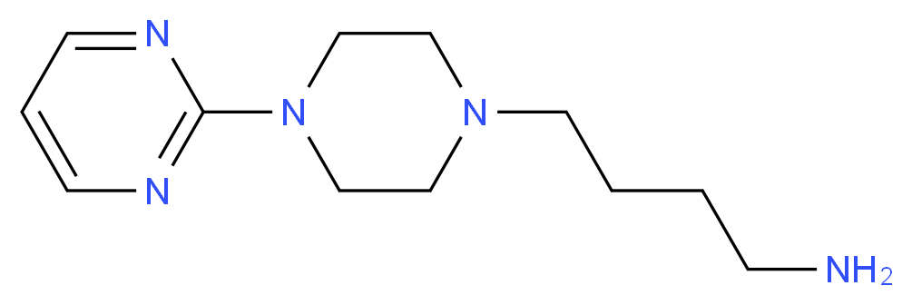 4-[4-(pyrimidin-2-yl)piperazin-1-yl]butan-1-amine_分子结构_CAS_)