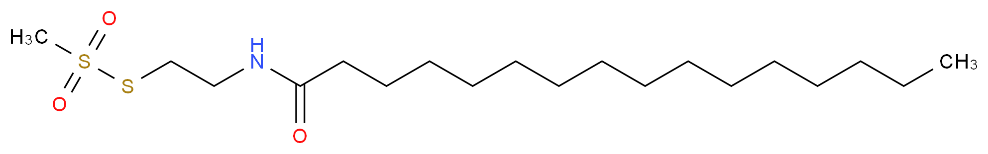 N-[2-(methanesulfonylsulfanyl)ethyl]hexadecanamide_分子结构_CAS_1076199-30-8