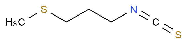 1-isothiocyanato-3-(methylsulfanyl)propane_分子结构_CAS_505-79-3