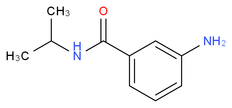 3-amino-N-(propan-2-yl)benzamide_分子结构_CAS_81882-62-4