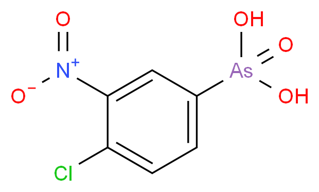 (4-chloro-3-nitrophenyl)arsonic acid_分子结构_CAS_5430-08-0
