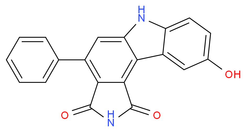 14-hydroxy-7-phenyl-4,10-diazatetracyclo[7.7.0.0^{2,6}.0^{11,16}]hexadeca-1,6,8,11,13,15-hexaene-3,5-dione_分子结构_CAS_622864-54-4