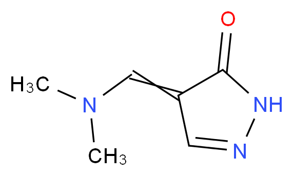4-[(dimethylamino)methylidene]-4,5-dihydro-1H-pyrazol-5-one_分子结构_CAS_821016-54-0
