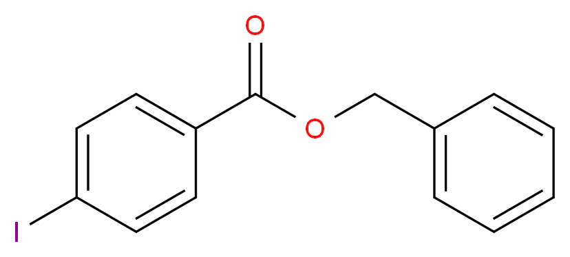 benzyl 4-iodobenzoate_分子结构_CAS_136618-42-3