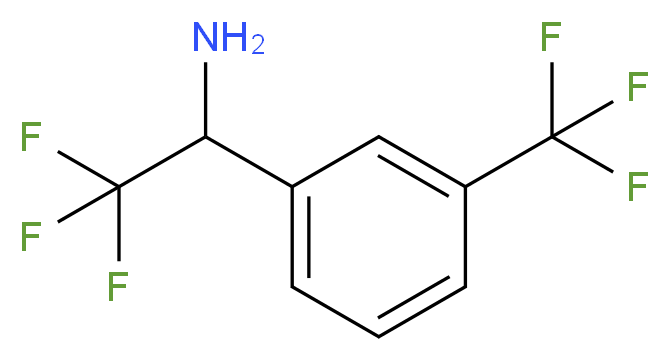 2,2,2-Trifluoro-1-(3-(trifluoromethyl)phenyl)ethanamine_分子结构_CAS_65686-68-2)