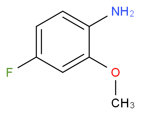 4-Fluoro-2-methoxyaniline_分子结构_CAS_450-91-9)