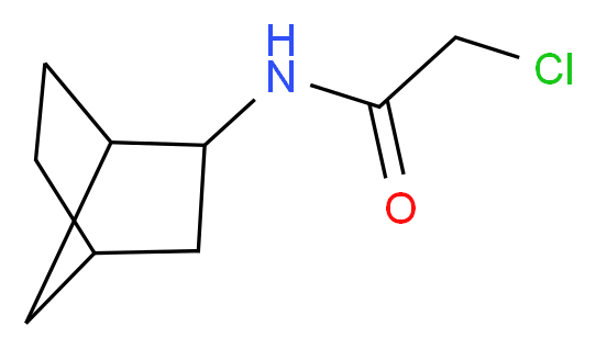 N-bicyclo[2.2.1]hept-2-yl-2-chloroacetamide_分子结构_CAS_90797-09-4)