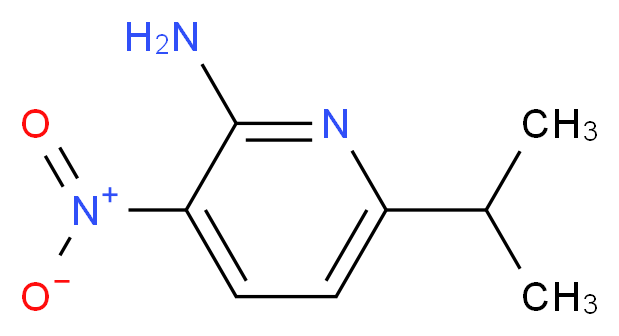 6-ISOPROPYL-3-NITROPYRIDIN-2-AMINE_分子结构_CAS_)