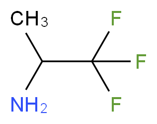 1,1,1-trifluoropropan-2-amine_分子结构_CAS_421-49-8