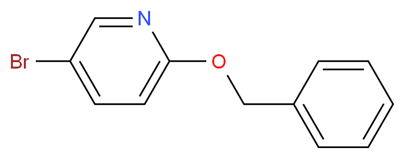 2-Benzyloxy-5-bromopyridine_分子结构_CAS_83664-33-9)