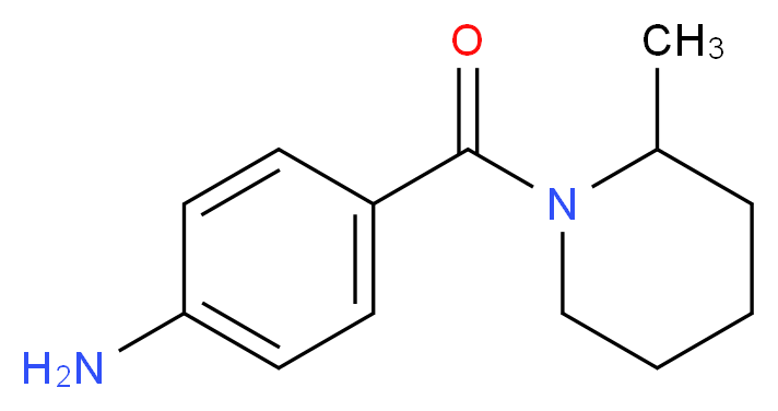 (4-Amino-phenyl)-(2-methyl-piperidin-1-yl)-methanone_分子结构_CAS_436095-31-7)