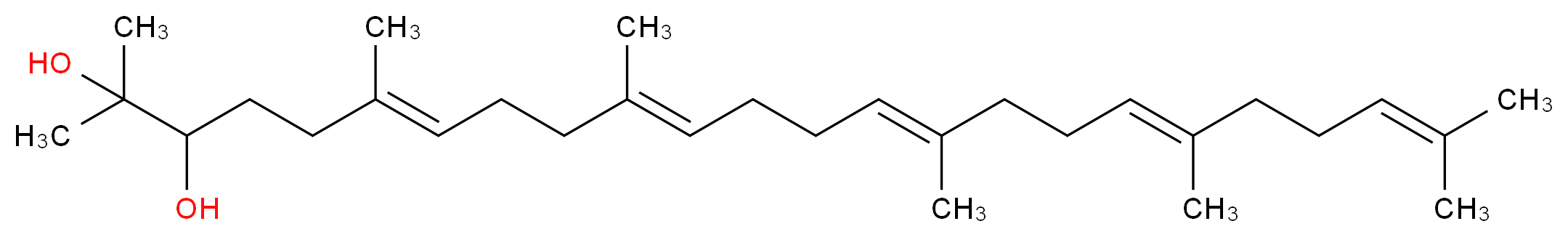 Squalene-2,3-diol_分子结构_CAS_14031-37-9)