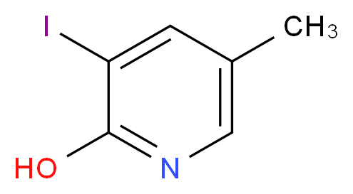 3-iodo-5-methylpyridin-2-ol_分子结构_CAS_313678-93-2