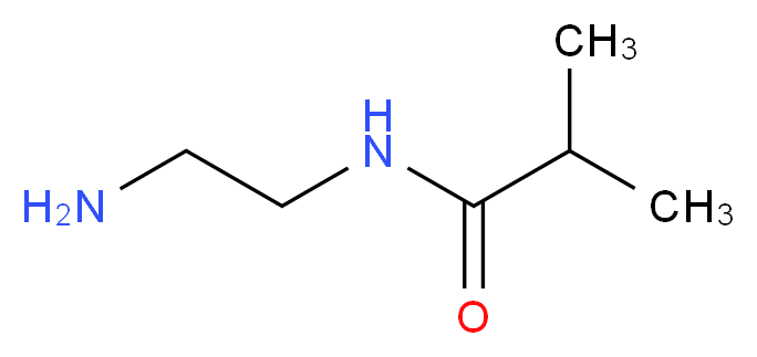 N-(2-aminoethyl)-2-methylpropanamide_分子结构_CAS_53673-16-8)