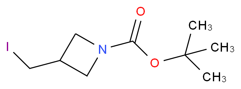 tert-butyl 3-(iodomethyl)azetidine-1-carboxylate_分子结构_CAS_253176-94-2