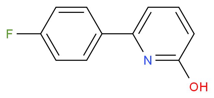 6-(4-Fluorophenyl)pyridin-2-ol_分子结构_CAS_1111111-04-6)