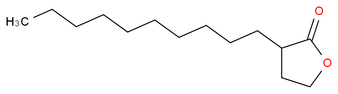 3-癸基二氢-2(3H)-呋喃酮_分子结构_CAS_2983-19-9)