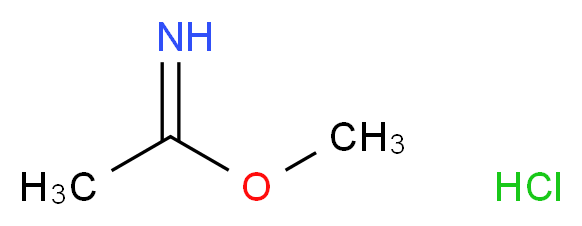 methyl ethanecarboximidate hydrochloride_分子结构_CAS_14777-27-6