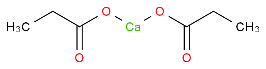 (propanoyloxy)calcio propanoate_分子结构_CAS_4075-81-4