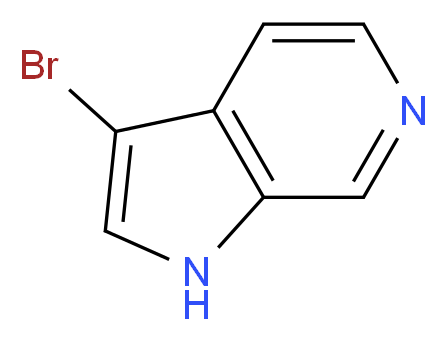 3-Bromo-1H-pyrrolo[2,3-c]pyridine_分子结构_CAS_67058-76-8)