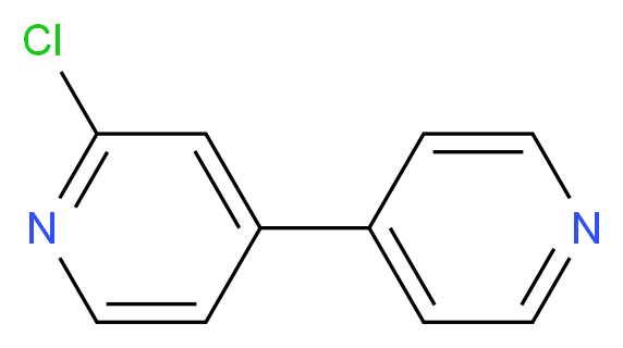 2-Chloro-4,4'-bipyridine_分子结构_CAS_53344-73-3)