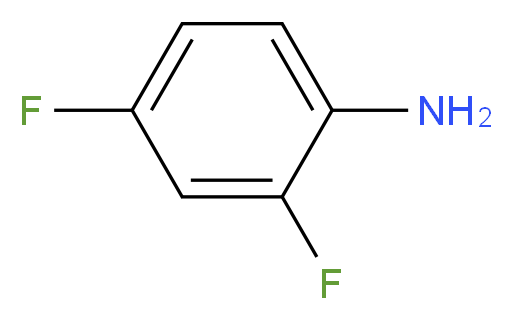 2,4-difluoroaniline_分子结构_CAS_367-25-9