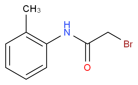 2-bromo-N-(2-methylphenyl)acetamide_分子结构_CAS_5332-69-4