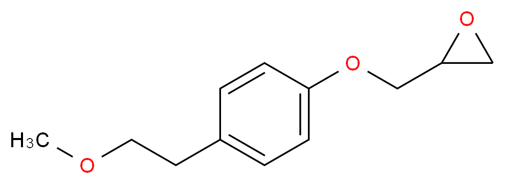 3-[4-(2-Methoxyethyl)phenoxy]-1,2-epoxypropane_分子结构_CAS_56718-70-8)