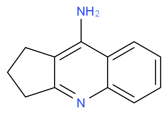 1H,2H,3H-cyclopenta[b]quinolin-9-amine_分子结构_CAS_18528-78-4