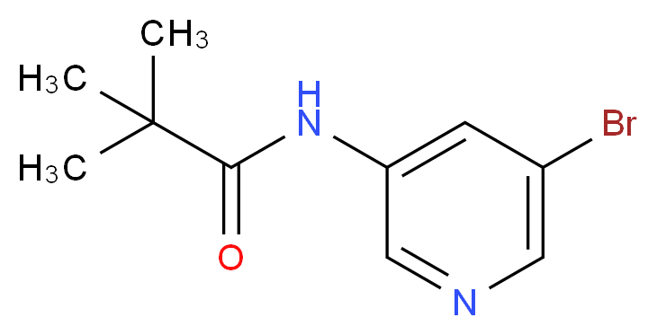 N-(5-Bromo-pyridin-3-yl)-2,2-dimethyl-propionamide_分子结构_CAS_873302-39-7)