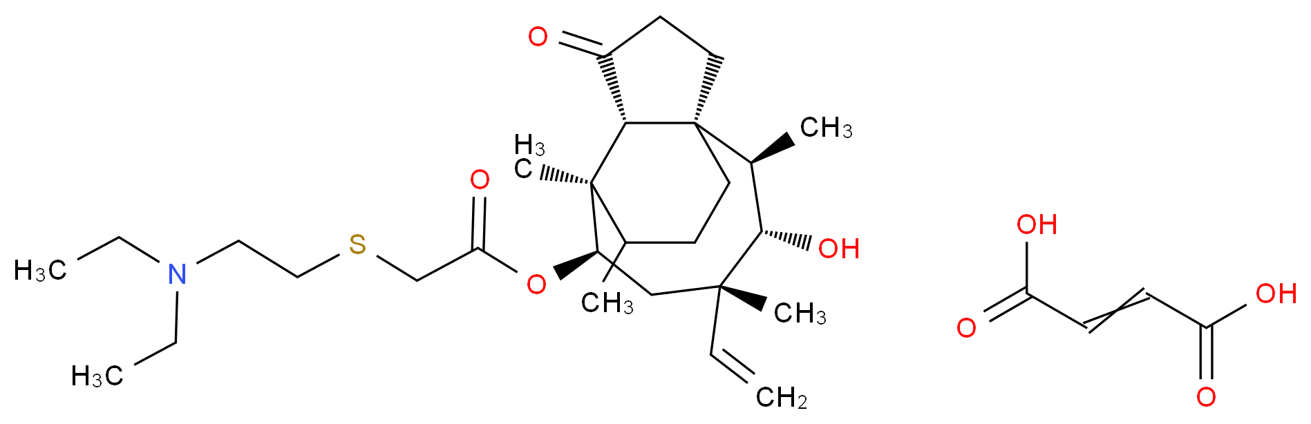 延胡索酸泰妙菌素_分子结构_CAS_55297-96-6)