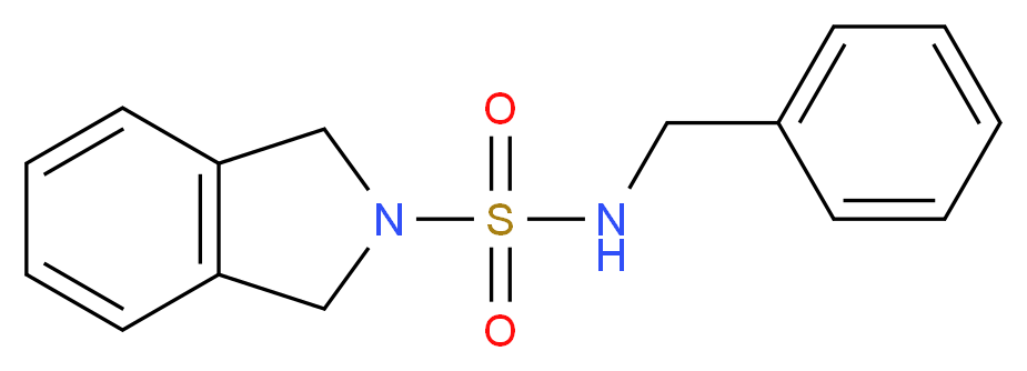 N-benzyl-1,3-dihydro-2H-isoindole-2-sulfonamide_分子结构_CAS_)