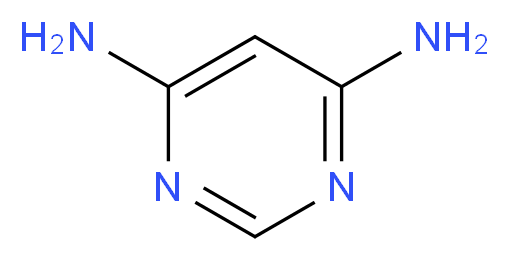 4,6-Diaminopyrimidine_分子结构_CAS_2434-56-2)