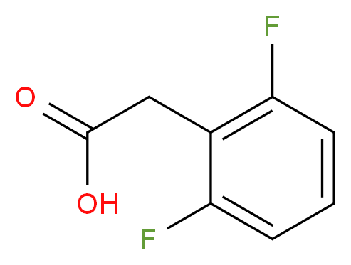2,6-二氟苯乙酸_分子结构_CAS_85068-28-6)