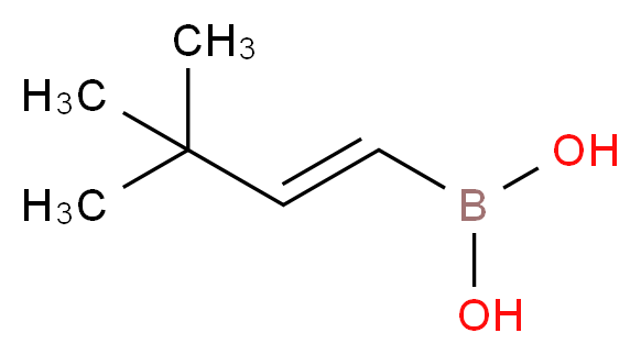 (E)-(3,3-Dimethylbut-1-en-1-yl)boronic acid_分子结构_CAS_86595-37-1)