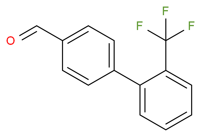 4-[2-(trifluoromethyl)phenyl]benzaldehyde_分子结构_CAS_198205-95-7