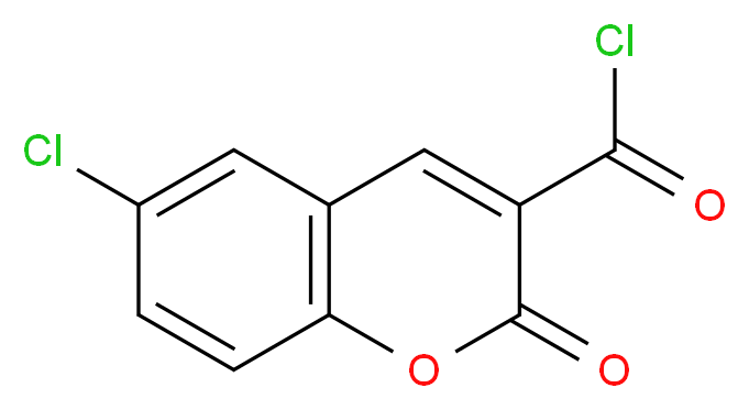 6-Chloro-2-oxo-2H-chromene-3-carbonyl chloride_分子结构_CAS_)