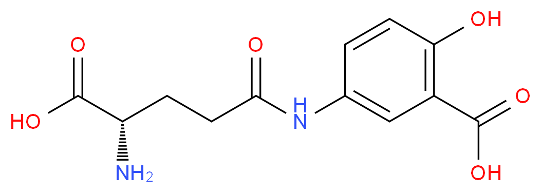 5-[(4S)-4-amino-4-carboxybutanamido]-2-hydroxybenzoic acid_分子结构_CAS_74929-17-2