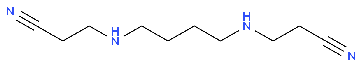 N,N'-Dicyanoethyl-1,4-butanediamine_分子结构_CAS_14209-32-6)