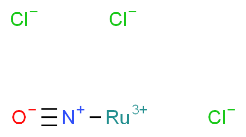 (oxidanuidylidyneazaniumyl)rutheniumtris(ylium) trichloride_分子结构_CAS_32535-76-5