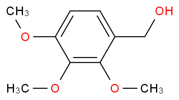 2,3,4-三甲氧基苯甲醇_分子结构_CAS_71989-96-3)
