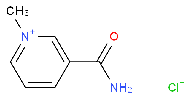 3-carbamoyl-1-methylpyridin-1-ium chloride_分子结构_CAS_1005-24-9