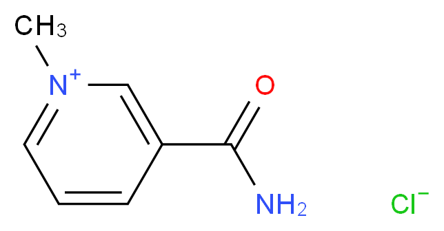 1-甲基烟酰胺氯化物_分子结构_CAS_1005-24-9)