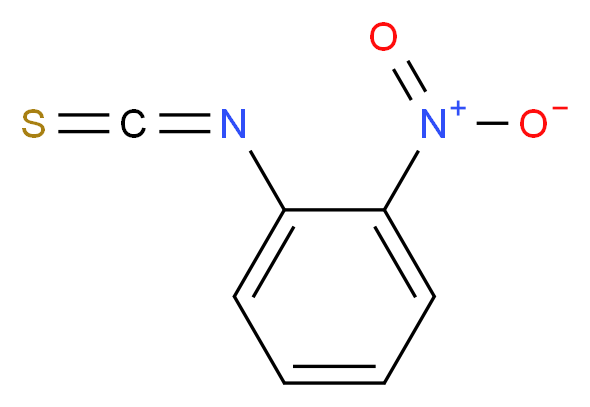 1-isothiocyanato-2-nitrobenzene_分子结构_CAS_2719-30-4