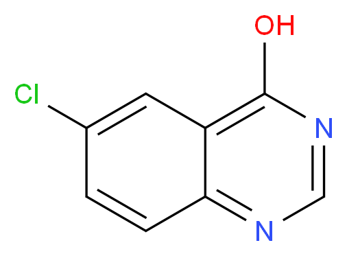 6-chloroquinazolin-4-ol_分子结构_CAS_16064-14-5