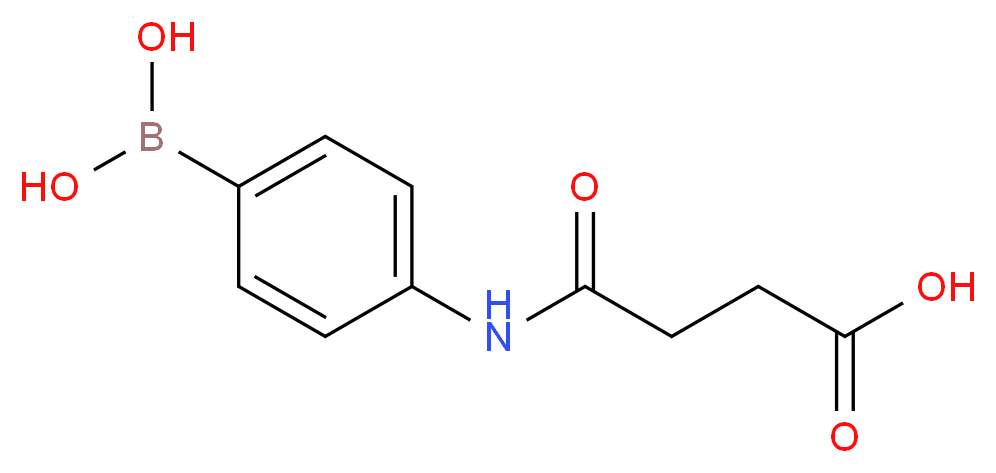 4-[(3-Carboxypropanoyl)amino]benzeneboronic acid_分子结构_CAS_480424-95-1)