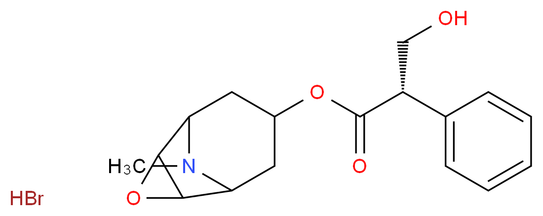 Scopolamine Hydrobromide Trihydrate_分子结构_CAS_114-49-8)