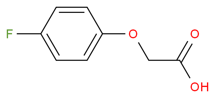 4-氟苯氧乙酸_分子结构_CAS_405-79-8)